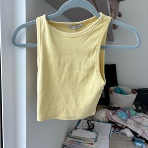 Yellow Sleeveless Top